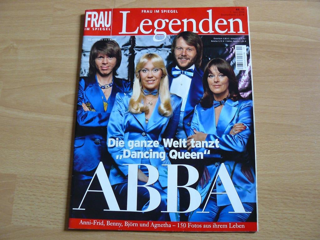 tijdschrift ABBA , Frau im Spiegel , Legenden, Verzenden, Gebruikt, Boek, Tijdschrift of Artikel