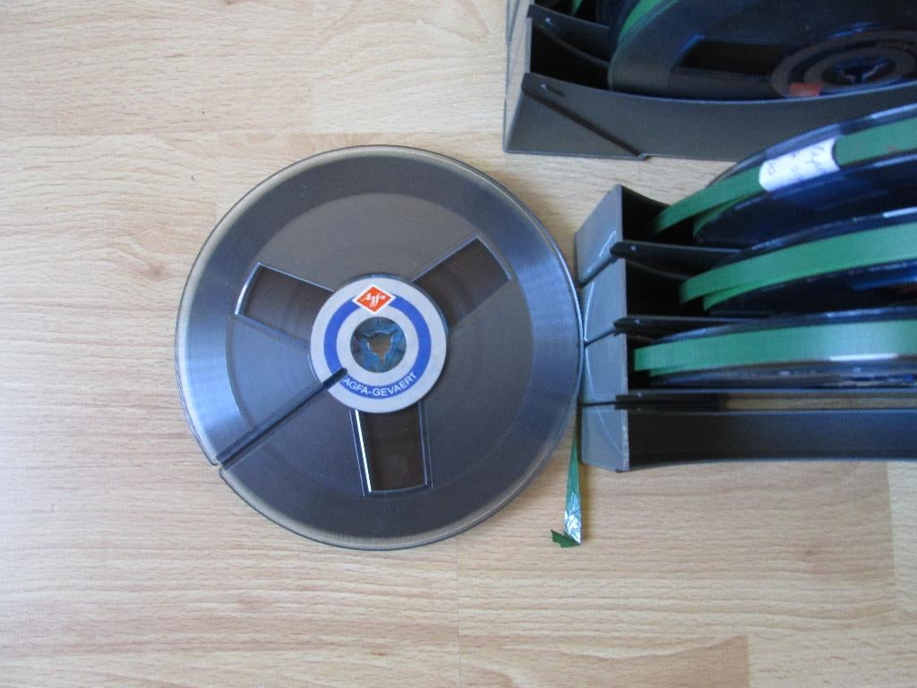 11 AGFA bandrecorderbanden van 15 cm. Koopje, Ophalen of Verzenden, Onderdeel