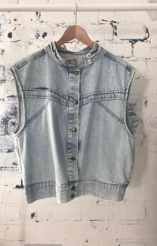 Moost wanted Demy denim gilet M, Kleding | Dames, Verzenden, Nieuw, Maat 38/40 (M), Blauw