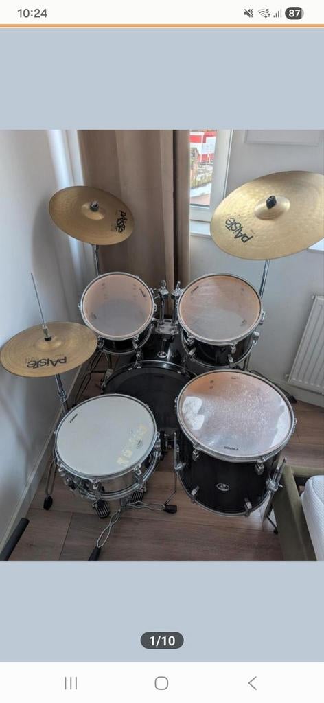 Drumstel Sonor, Muziek en Instrumenten, Drumstellen en Slagwerk, Ophalen