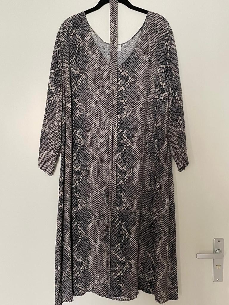 tuniek Junarose maar 52 slangenprint zwart/grijs, Ophalen, Junarose, Overige kleuren, Blouse of Tuniek