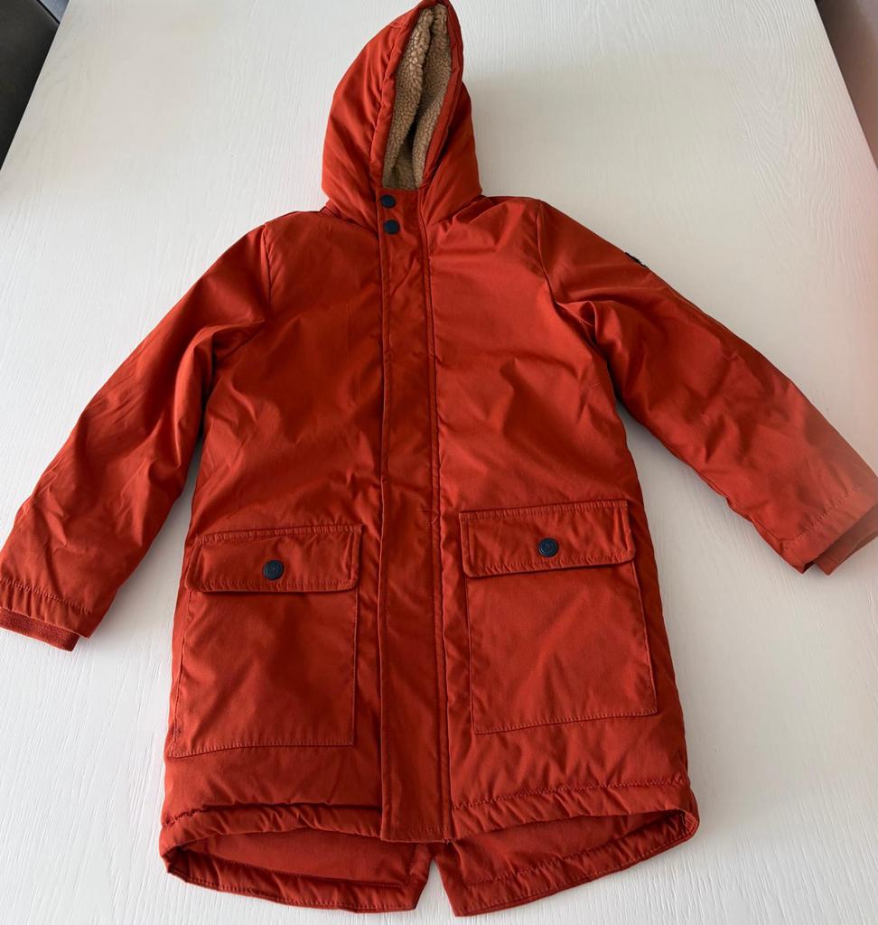 Jongens winterjas merk sevenoneseven maat 122/128, Kinderen en Baby's, Kinderkleding | Maat 122, Ophalen, Zo goed als nieuw, Jongen