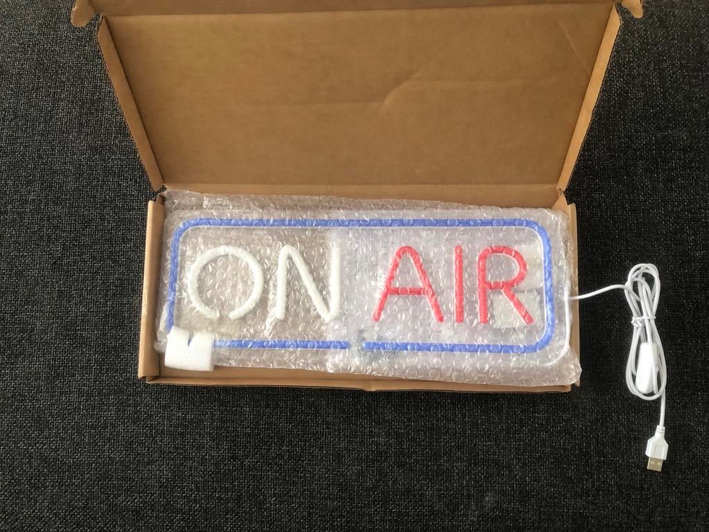 On Air Neon LED Lichtbord - Nieuw in Doos, Ophalen of Verzenden, Nieuw