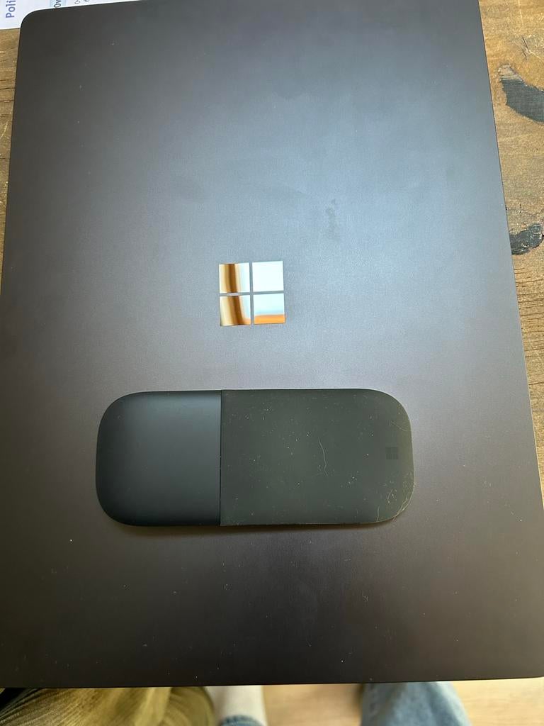 Microsoft Surface Arc Bluetooth Muis Zwart, Computers en Software, Muizen, Ophalen of Verzenden, Nieuw, Draadloos, Muis