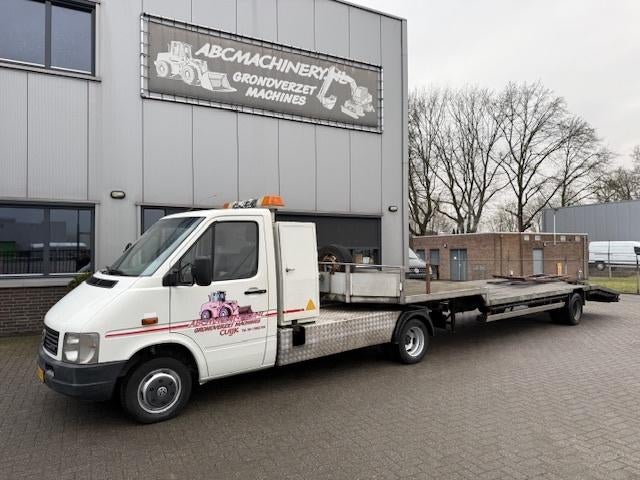 VW LT46TDI + Meyvo BE Combinatie 7.5T Machine transport, Beige, 4 cilinders, Volkswagen, Origineel Nederlands