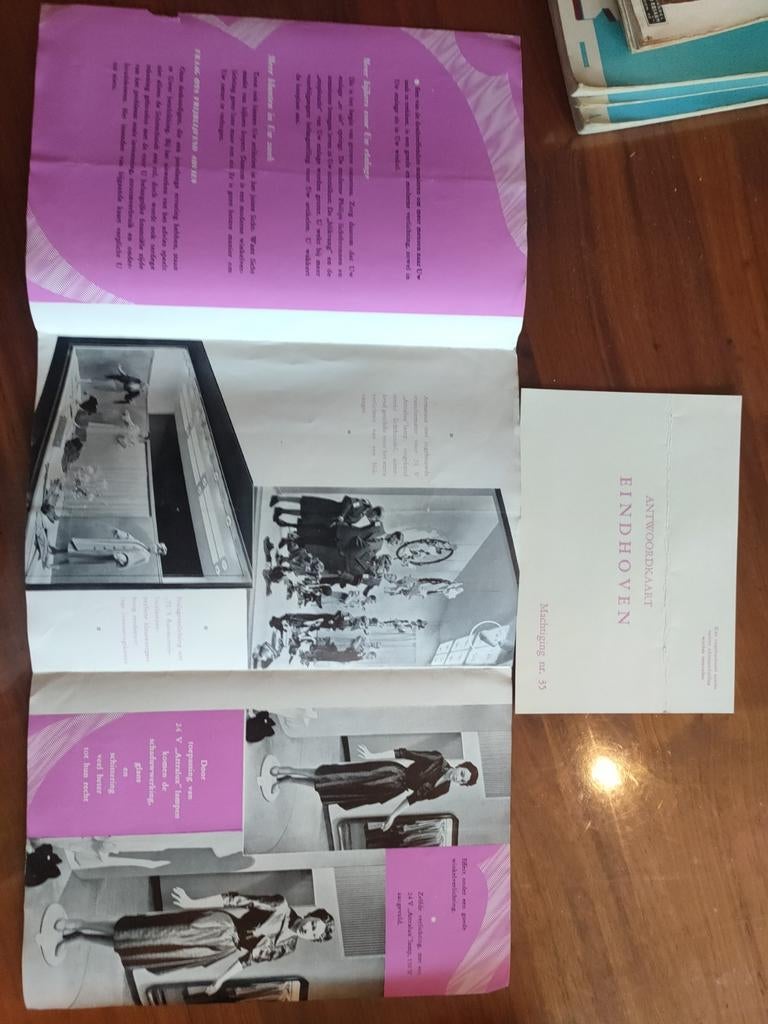 Philips reclamefolder winkel- etalageverlichting 1950/60, Ophalen of Verzenden