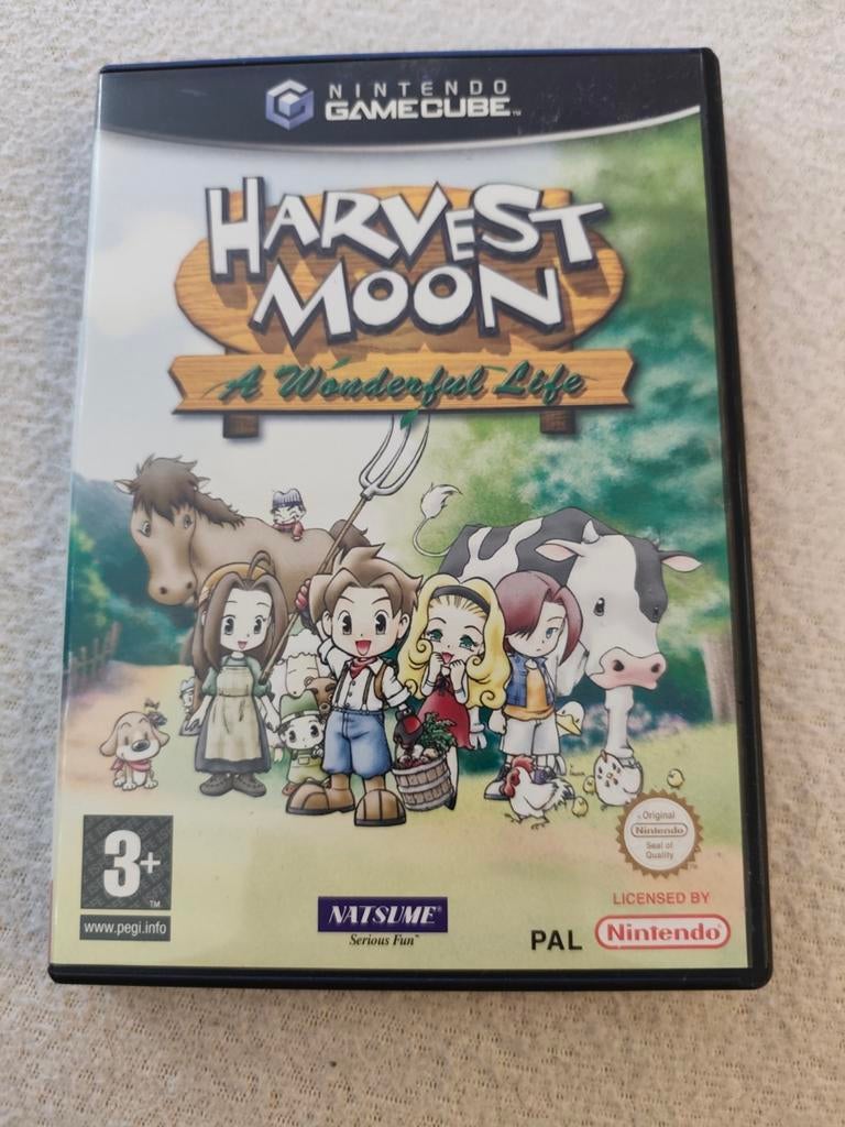 Harvest Moon A Wonderful Life voor Nintendo Gamecube, Spelcomputers en Games, Games | Nintendo GameCube, 1 speler, Verzenden, Zo goed als nieuw