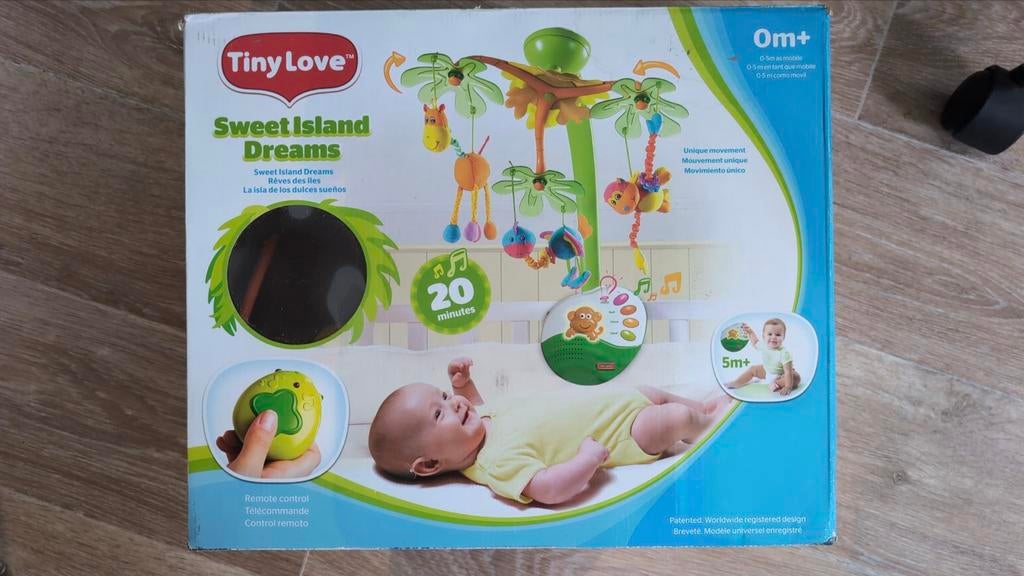 Tiny Love Sweet Island Dreams Mobiel met Afstandsbediening, Ophalen, Zo goed als nieuw, Mobiel, Met geluid