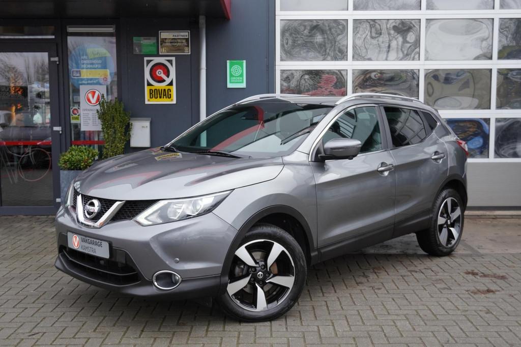 Nissan Qashqai 1.2 Tekna NAP Panodak/360Cam/Clima/Stoelverw., Voorwielaandrijving, Gebruikt, Euro 6, 4 cilinders