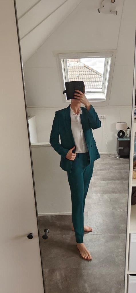 Getailleerd Broekpad Dames - Maat 38 - Kleur Teal -NEW, Kleding | Dames, Broeken en Pantalons, Nieuw, Maat 38/40 (M), Overige kleuren