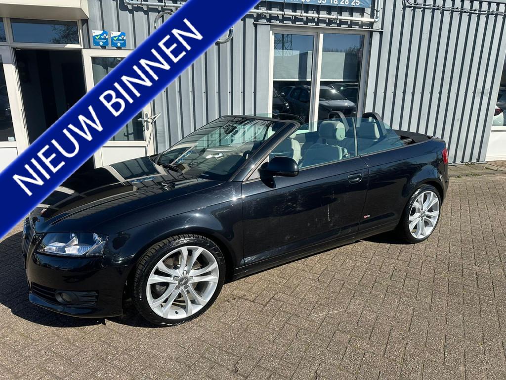 Audi A3 Cabriolet 2.0 TFSI Ambition (bj 2008, automaat), Auto's, Gebruikt, Traction-control, 4 cilinders, 4 stoelen