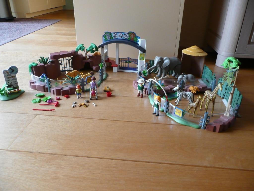 Playmobil grote dierentuin, Ophalen of Verzenden, Zo goed als nieuw, Complete set