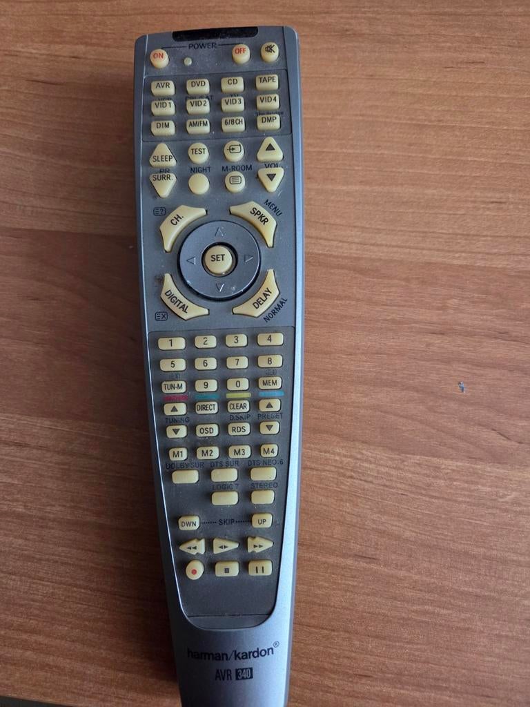 Harman Kardon AVR 340 Afstandsbediening - Getest & Werkend, Ophalen of Verzenden, Gebruikt, Origineel, Tv