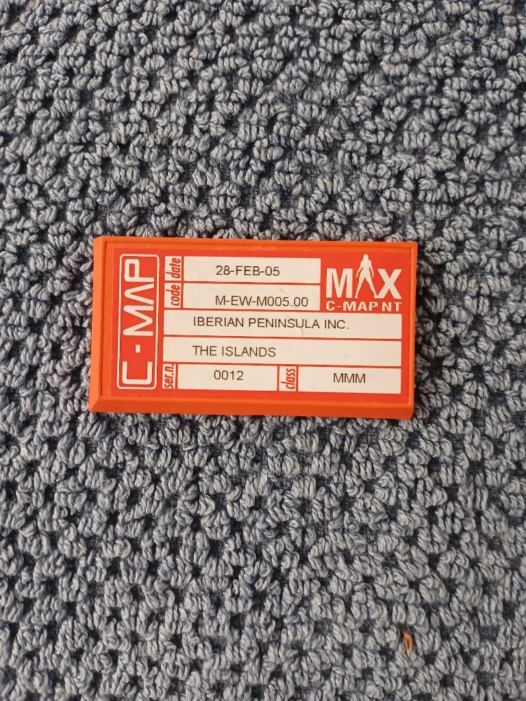 C-map NT-max kaartje Iberian peninsula inc. the Islands, Ophalen of Verzenden, Zo goed als nieuw, Kaartplotter of Fish Finder