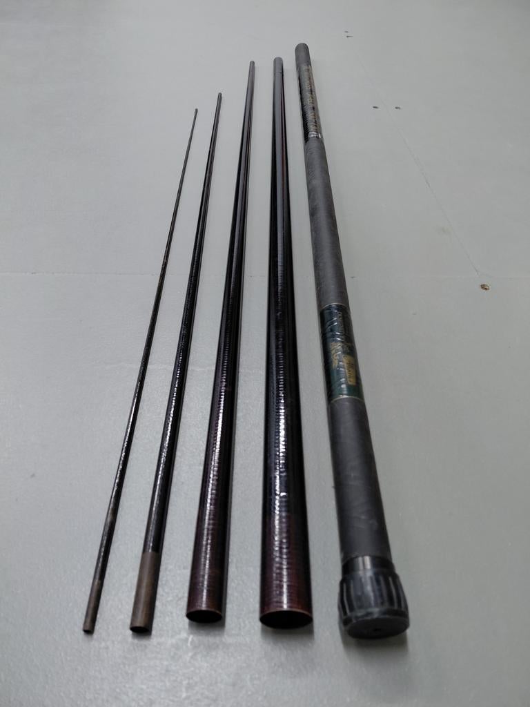 Albatros vaste overschuif hengel 4.70m 5d. Zie beschrijving, Watersport en Boten, Hengelsport | Witvissen, Ophalen of Verzenden