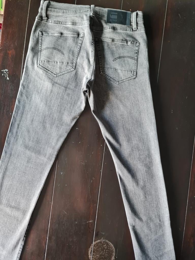 ZGAN GRIJZE G STAR RAW 3301 SLIM STRETCH JEANS SIZE 31/32, Kleding | Heren, G-Star Raw, W32 (confectie 46) of kleiner, Ophalen of Verzenden