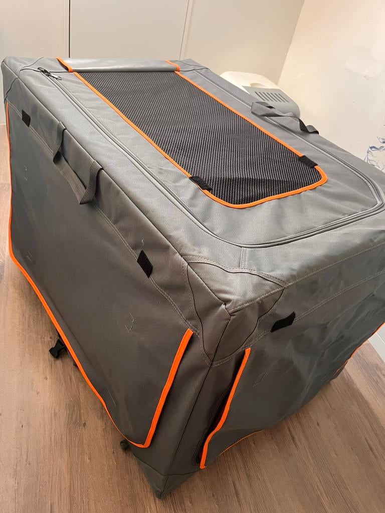 Opvouwbare hondenbench, Dieren en Toebehoren, Hondenhokken, Ophalen, Minder dan 65 cm, Hondenhok, Zo goed als nieuw