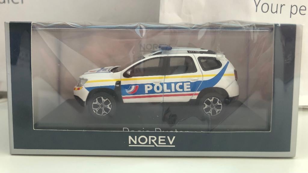Norev 1:43 Dacia Duster 2021 Police Nationale Guadeloupe, Ophalen of Verzenden, Nieuw, Auto, Norev