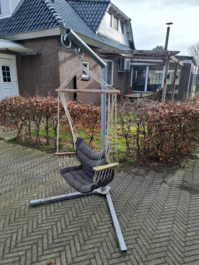 Comfortabele hangstoel voor buiten met stevig frame, Tuin en Terras, Hangmatten, Ophalen