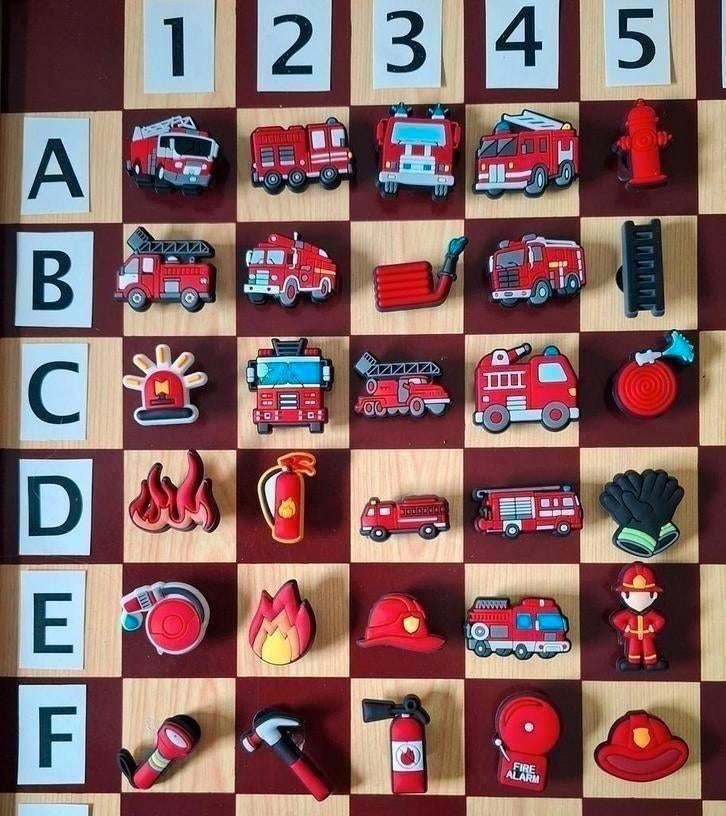 22: Brandweer Schoenbedels Pins voor de Crocs, Ophalen of Verzenden, Nieuw