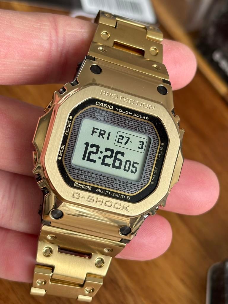 Casio G-Shock GMW-BZ5000GD-9ER MIP Gold, Staal, Polshorloge, Ophalen of Verzenden, Zo goed als nieuw