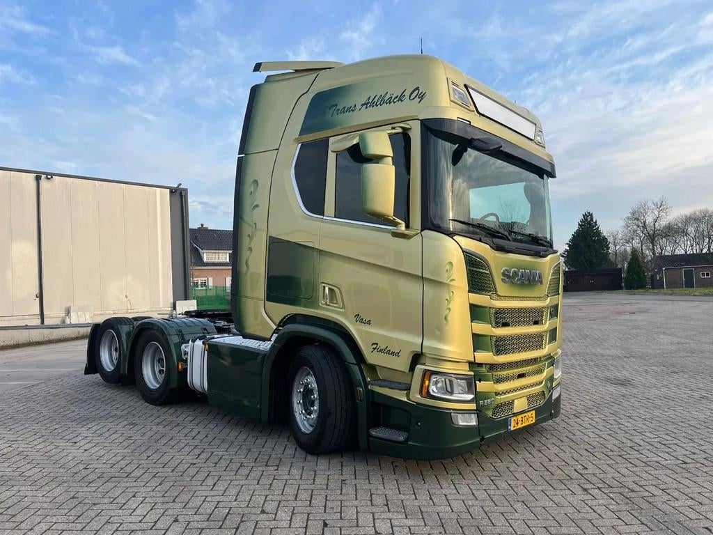 Scania R580 V8 NGS (bj 2016), Auto's, Vrachtwagens, Scania, Leder, Bedrijf, Diesel