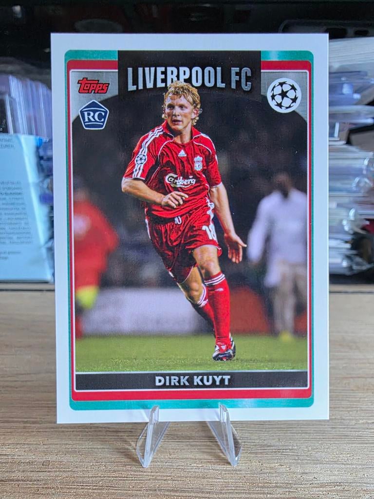 Dirk Kuyt Topps Liverpool Lost Rookies, Verzamelen, Ophalen of Verzenden, Zo goed als nieuw, Buitenlandse clubs, Spelerskaart