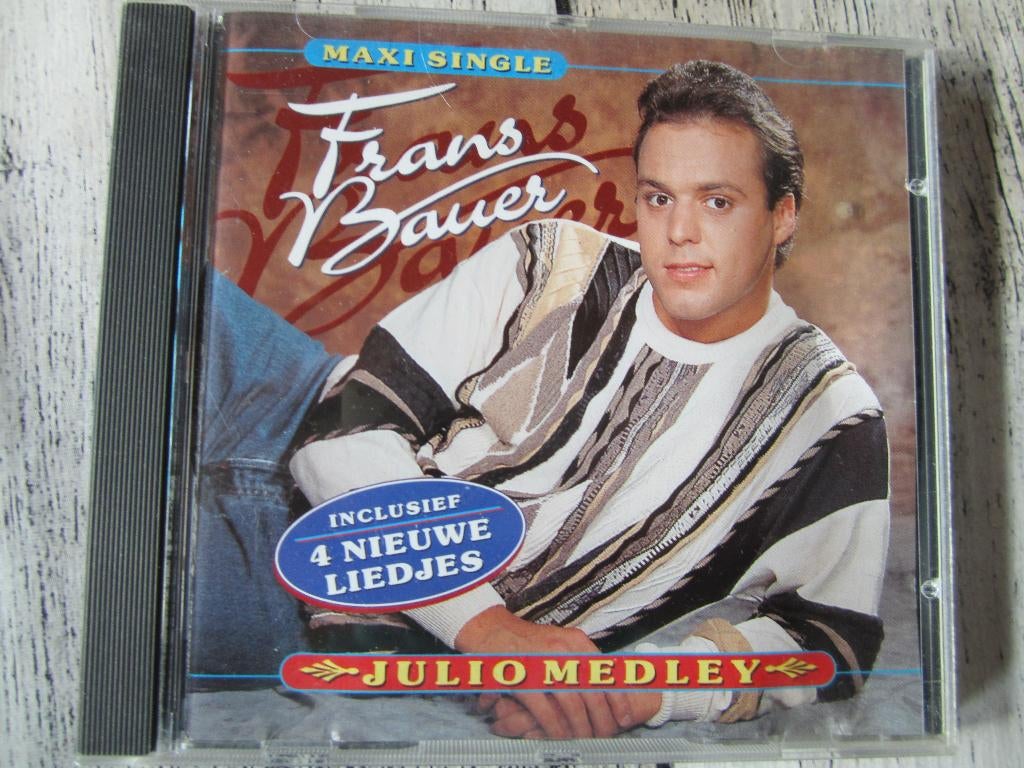 Singles, Maxisingles Frans Bauer Box 4  5x, Ophalen of Verzenden, Zo goed als nieuw, Levenslied of Smartlap