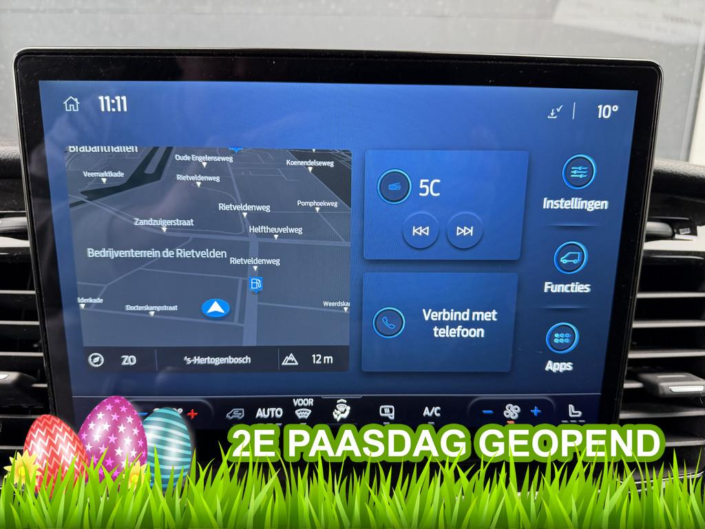 Ford Transit 350 2.0 TDCI 130PK Euro 6 L3H3 Trend CarPlay/st, Voorwielaandrijving, Stof, 4 cilinders, Wit