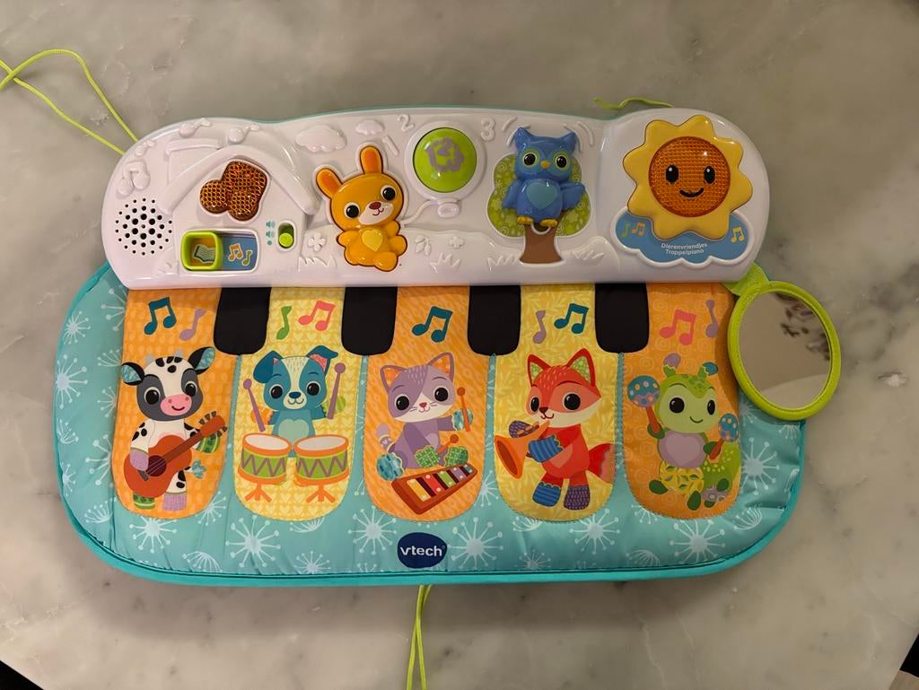 VTech baby trappelpiano met dieren, Ophalen of Verzenden, Zo goed als nieuw, Overige typen, Met geluid