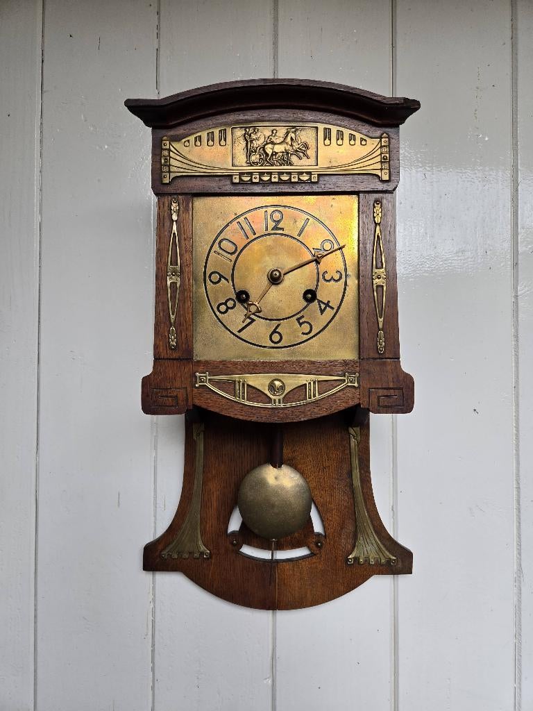 Antieke penaat klok, Antiek en Kunst, Antiek | Klokken, Ophalen of Verzenden