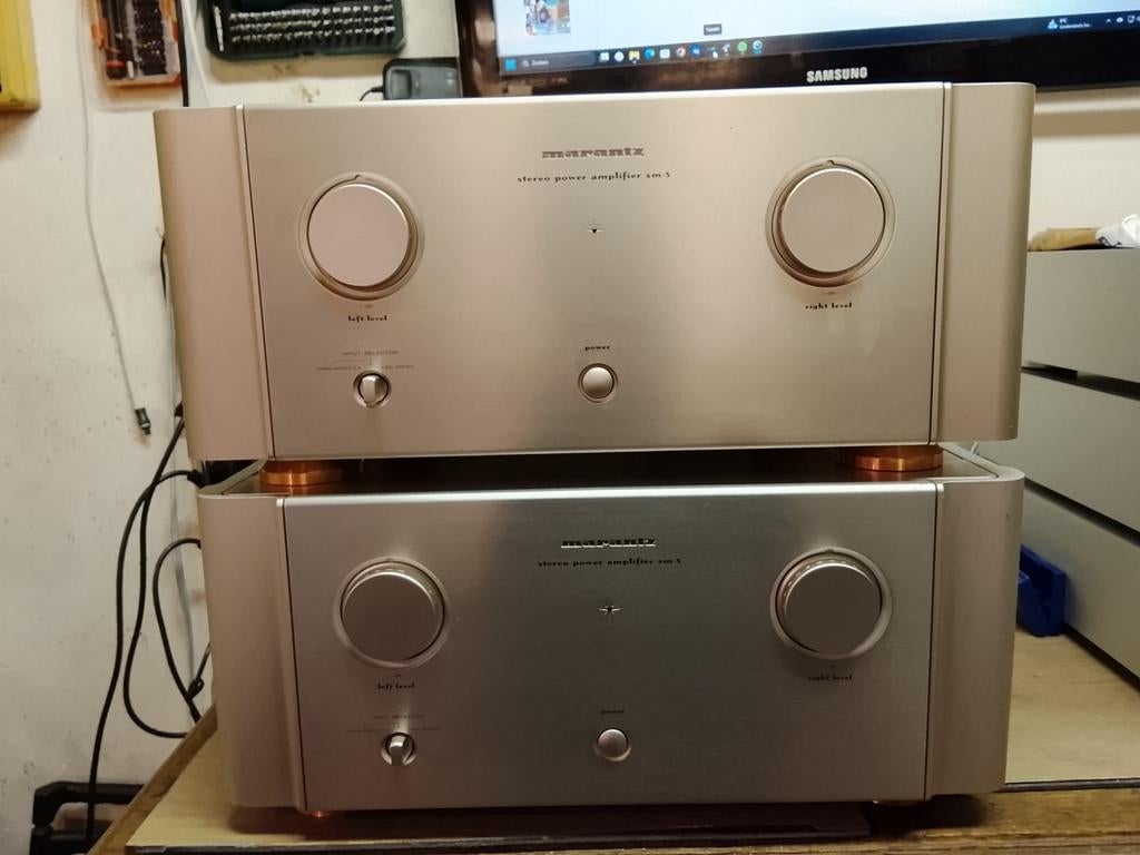 Marantz SM-5 stereo eindversterker, Audio, Tv en Foto, Versterkers en Receivers, Ophalen of Verzenden