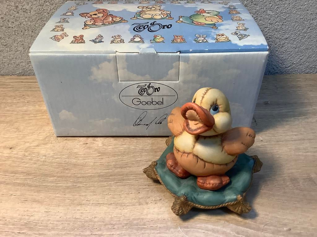 Goebel beeldje eend Teodoro, Ophalen of Verzenden, Gebruikt, Dier