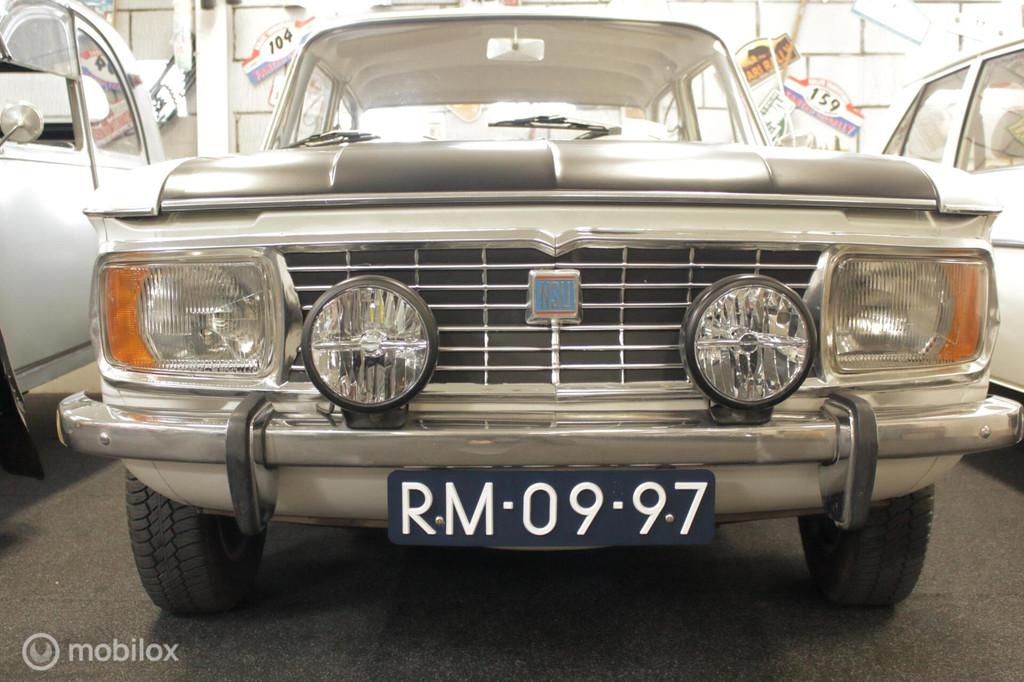 NSU 110 Type 110, Auto's, Oldtimers, Bedrijf, Te koop, Overige merken, Benzine, Sedan, Handgeschakeld, Wit, Overige kleuren, Stof