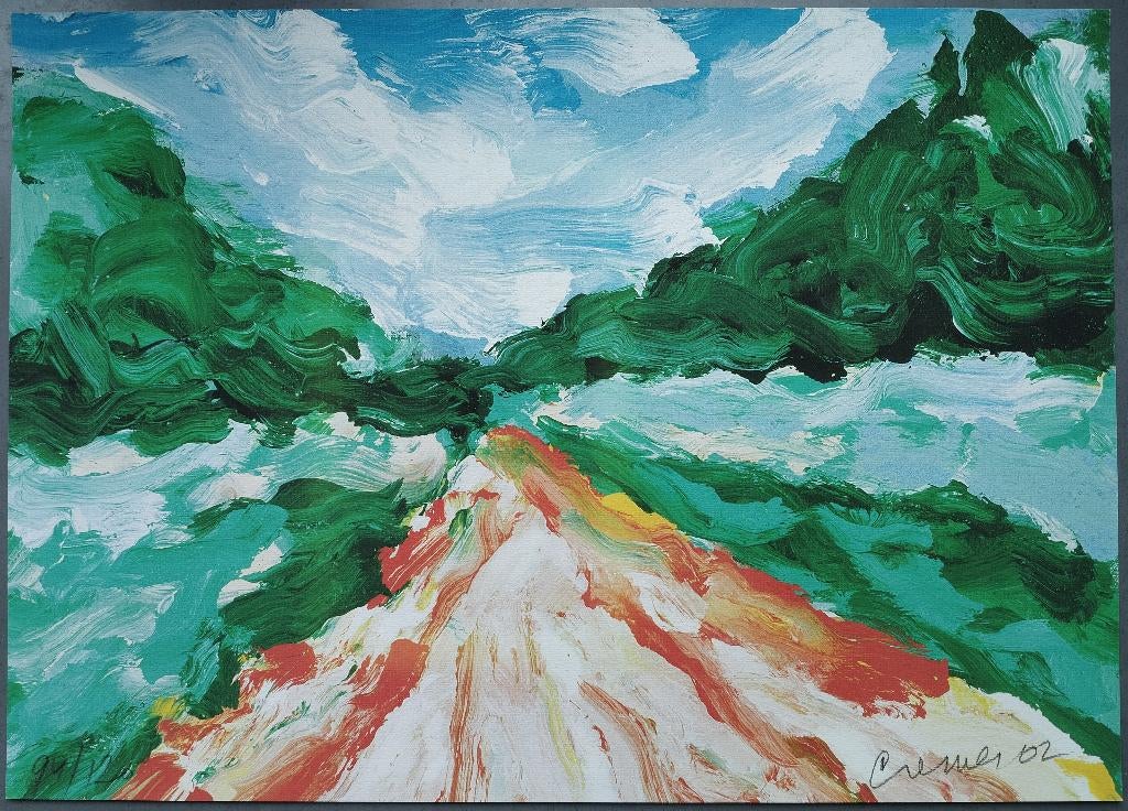 Jan Cremer – gesigneerde zeefdruk, Ophalen