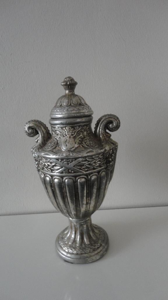 Fraaie, verzilverde bokaal, oud prijsobject., Ophalen of Verzenden