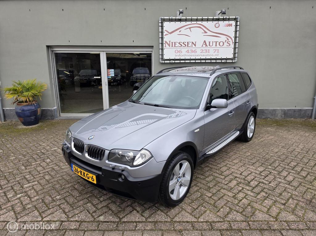 BMW X3 E83 2.5i Executive Xenon/Pano/Navi/2e eigenaar, Auto's, 1800 kg, Zwart, Leder, Handgeschakeld