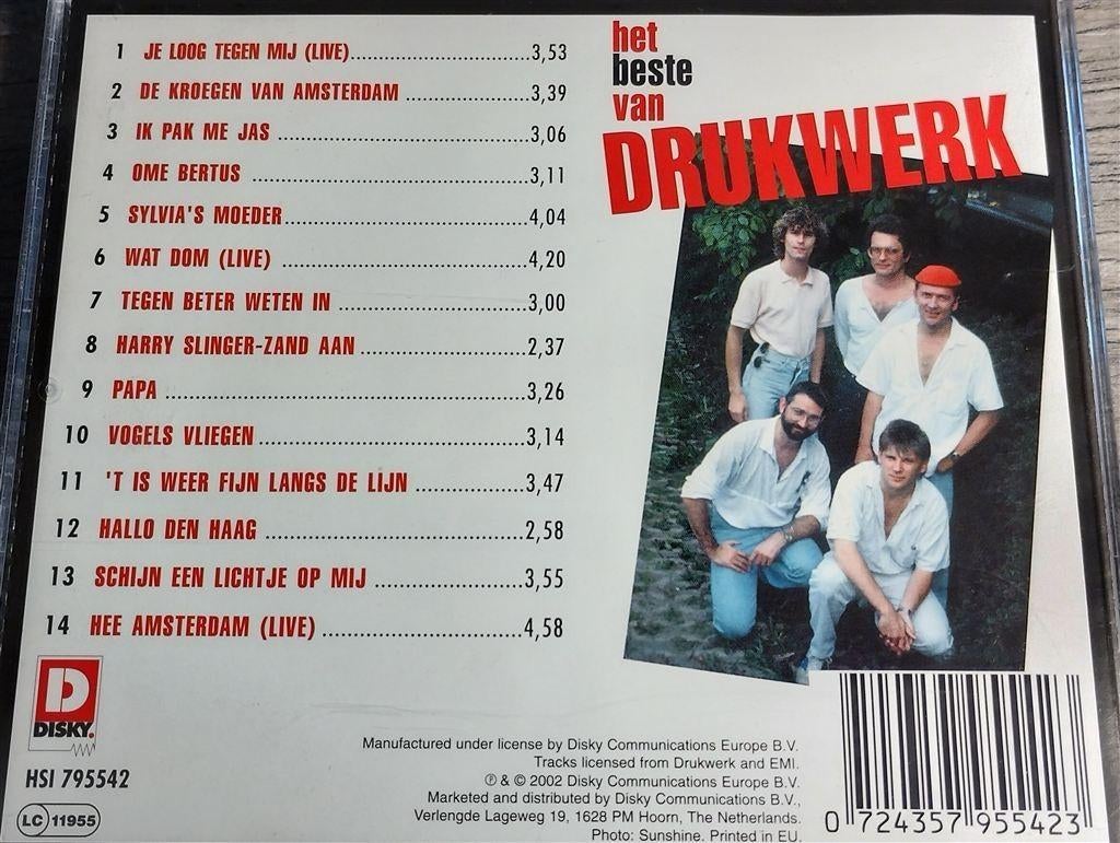 Drukwerk - Het Beste Van Drukwerk, Ophalen of Verzenden, Zo goed als nieuw, Levenslied of Smartlap