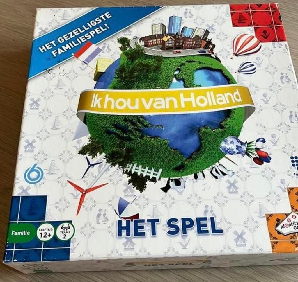 Ik hou van Holland bordspel, Drie of vier spelers, Ophalen of Verzenden, Gebruikt