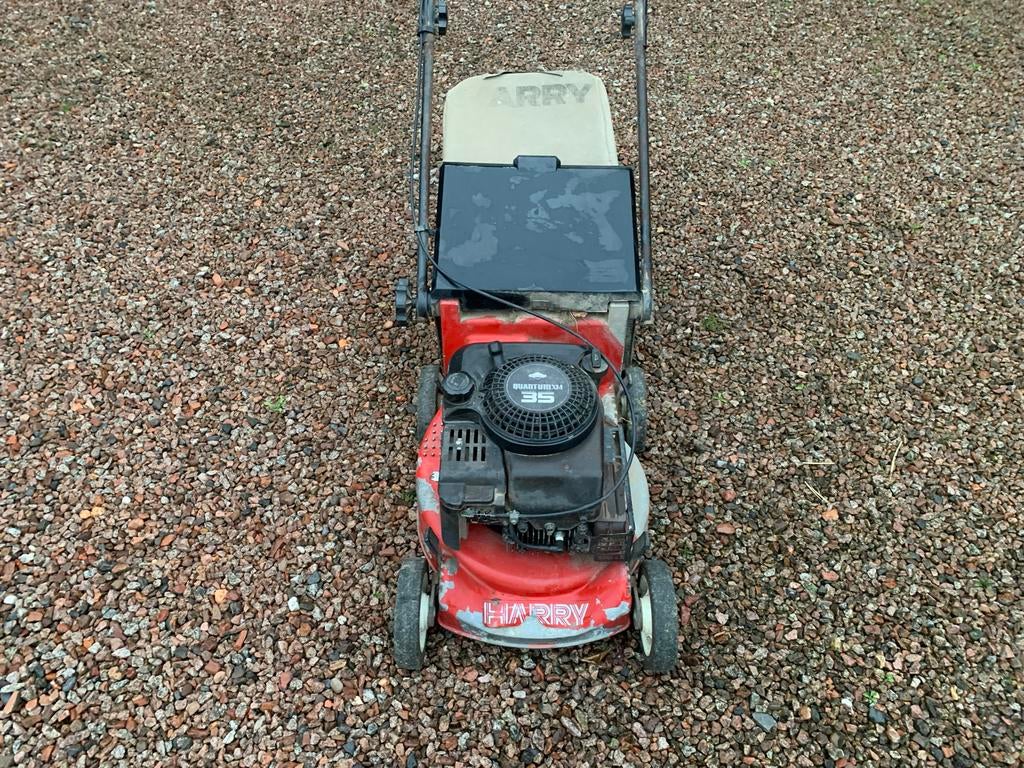 Harry benzine grasmaaier 35 cm, Ophalen, Cirkelmaaier, Gebruikt, 30 t/m 39 cm