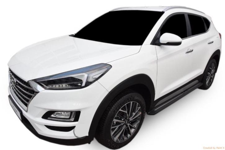 Treeplanken zwart voor de Hyundai Tucson 2015 - 2021 NIEUW, Nieuw, Jan Sangerslaan 16, Hyundai, MBG