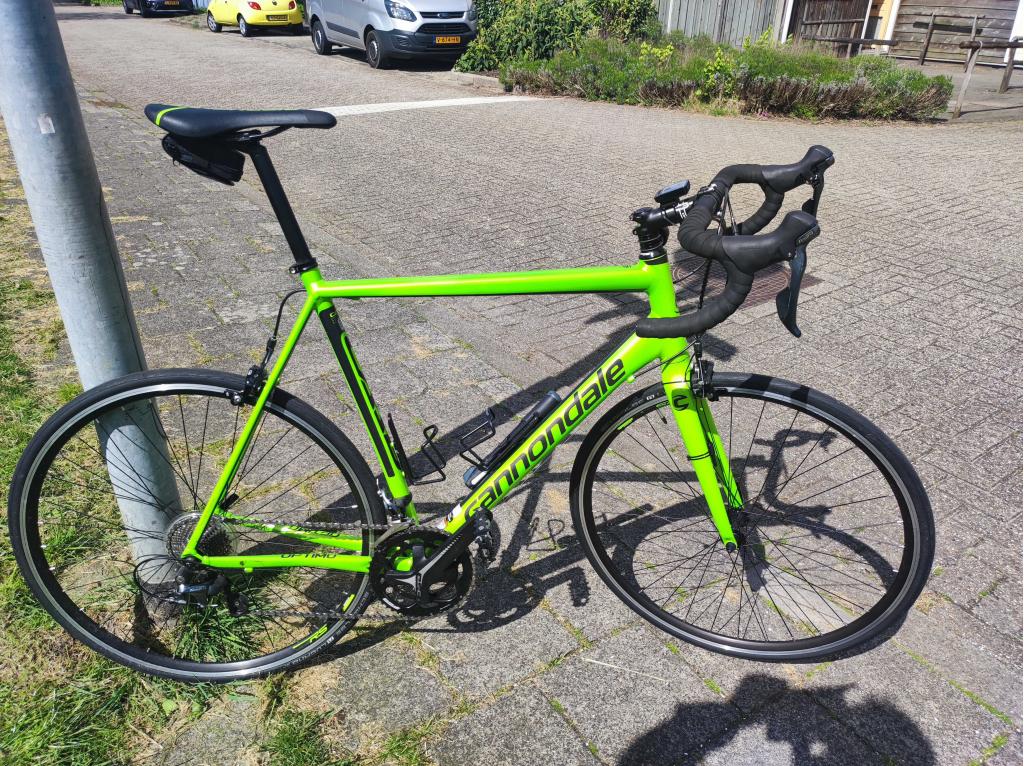 Canondale race 62 cm alu  frame , carbon vork, als nieuw, Fietsen en Brommers, Fietsen | Racefietsen, 28 inch, Heren, Niet ingevuld
