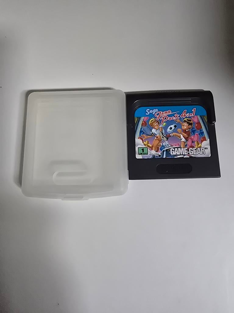 Sega Game Pack 4 in 1 - Game Gear Spelletje, Gebruikt, Game Gear, Overige genres, 1 speler
