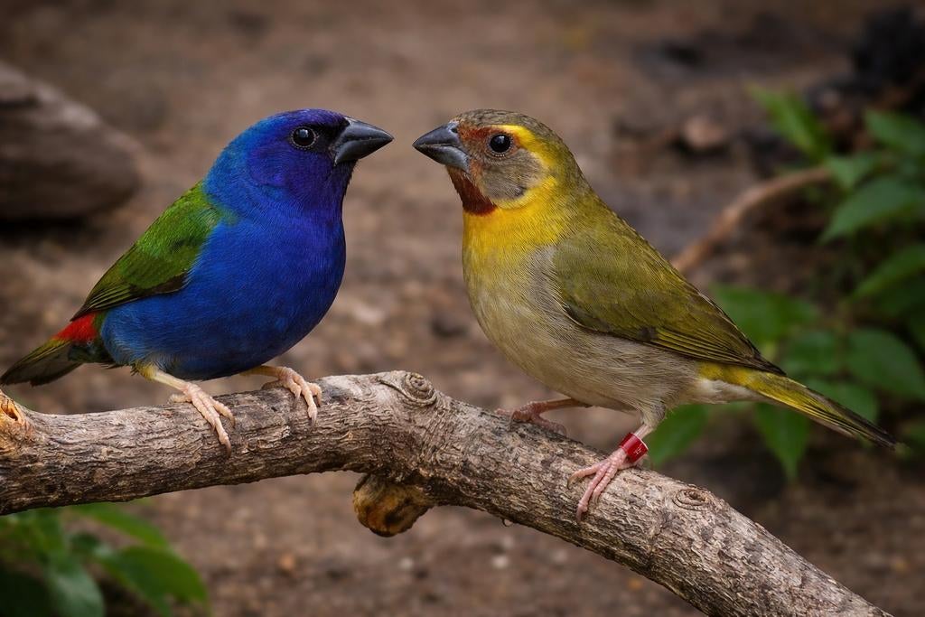Gezocht: Forbes papegaaiamadine man & Cubavink pop, Meerdere dieren
