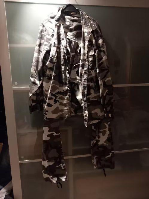 Leger pak carnaval, Maat 52/54 (L), Carnaval, Ophalen of Verzenden, Zo goed als nieuw