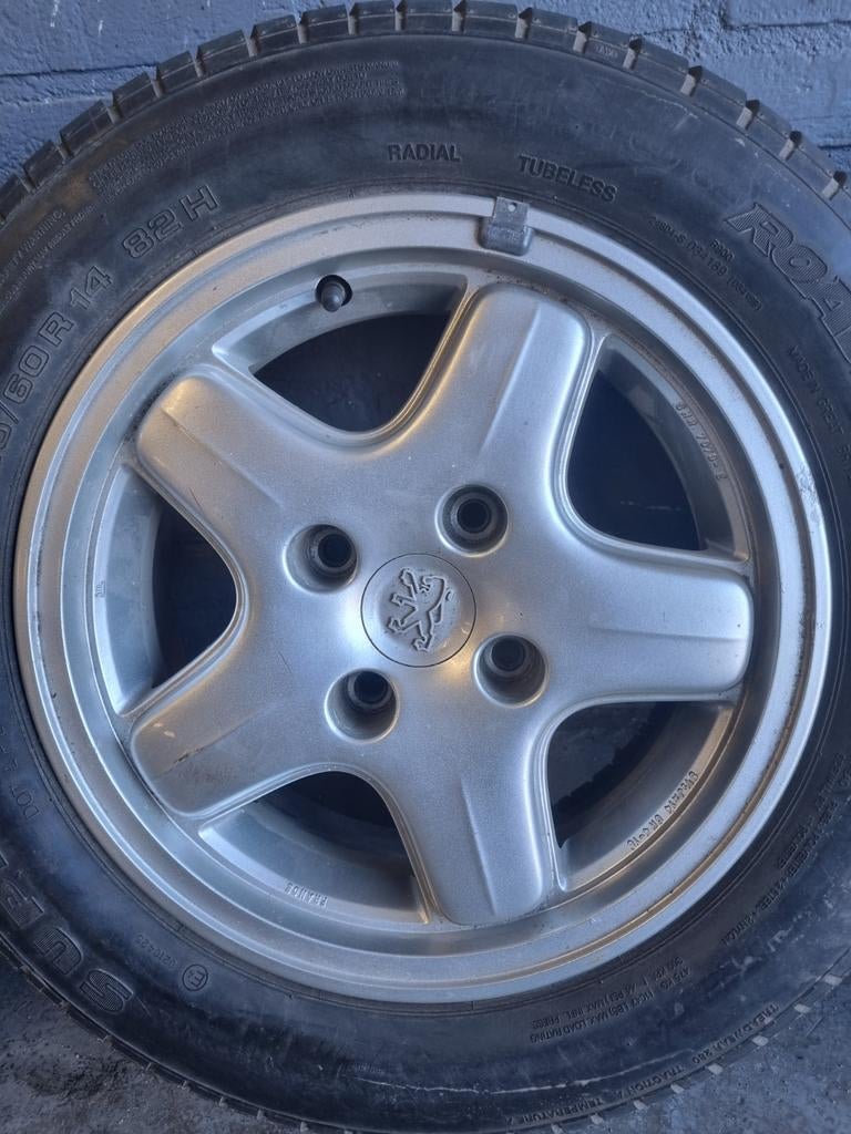 Sportvelgen origineel Peugeot 205 Gti Cti P 106 Xr, Auto-onderdelen, Ophalen, 14 inch, Gebruikt, Banden en Velgen