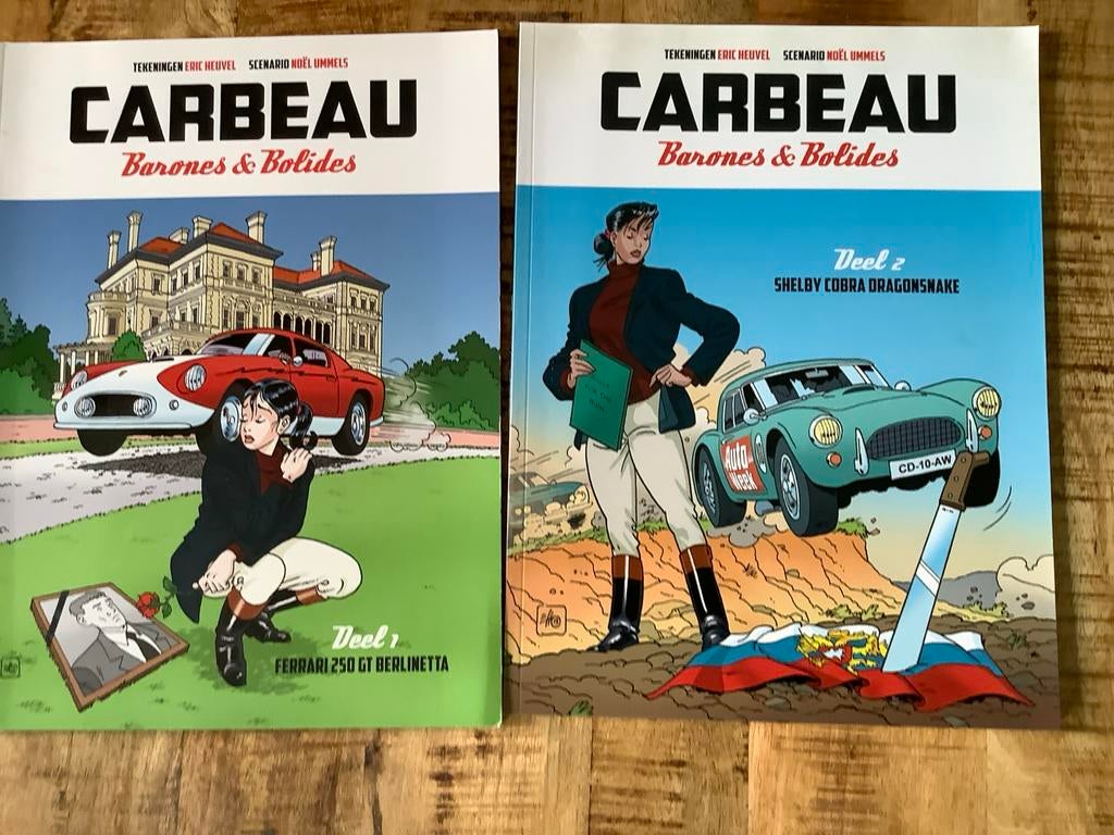 Carbeau Barones & Bolides Deel 1 & 2 - Stripboeken, Meerdere stripboeken, Ophalen of Verzenden, Zo goed als nieuw