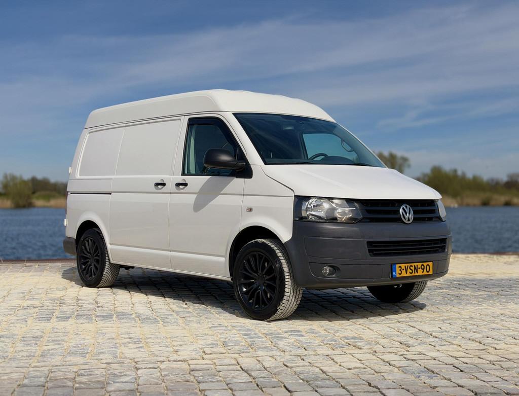 Volkswagen Transporter 2.0 TDI L1H2|Cruise|Airco|Nieuwe D-Ri, Auto's, Bestelauto's, Voorwielaandrijving, Euro 5, Stof, Gebruikt