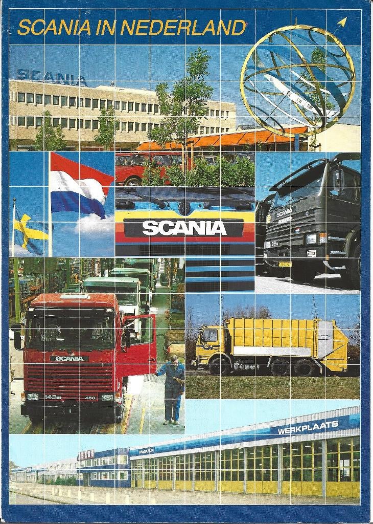 Scania Nederland vrachtwagen camion folder (sc064), Verzenden, Zo goed als nieuw, Vrachtwagen