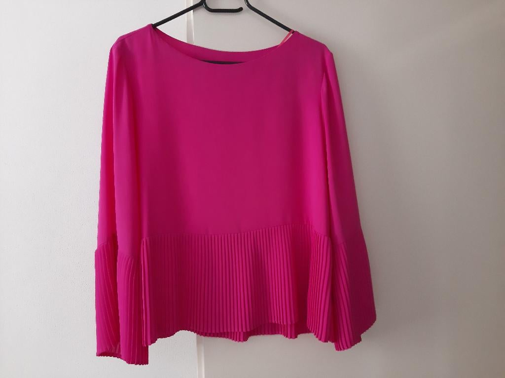 KAOS top maat IT46 kleur fuchsia, Maat 38/40 (M), Verzenden, Zo goed als nieuw, Lange mouw